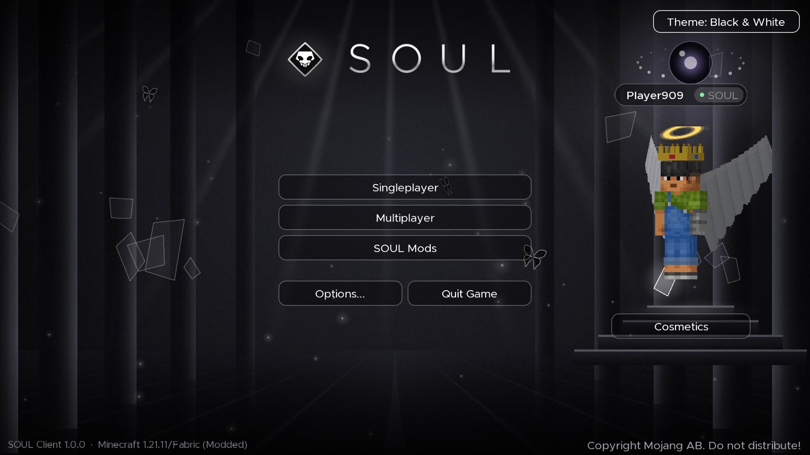 The SOUL title screen